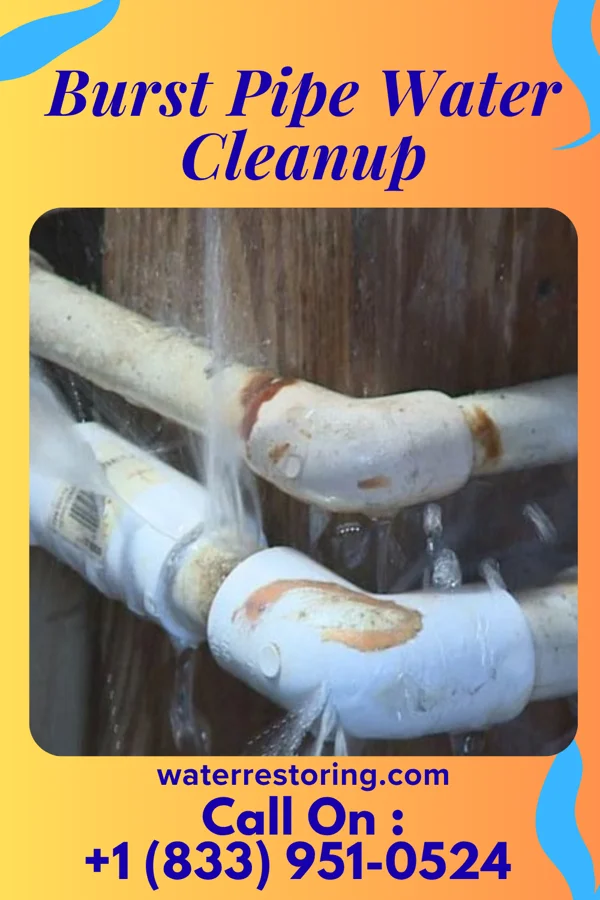Burst Pipe Water Cleanup in North Bennington, VT